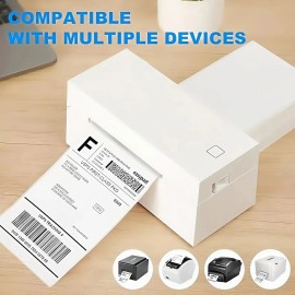 Unbranded 500 4"x6" Direct Thermal Shipping Labels for Zebra&Rollo Printers Fanfold