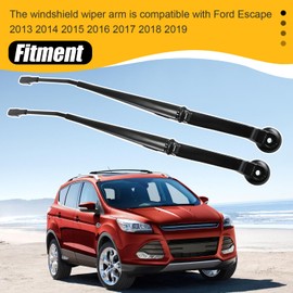 1 Pair Windshield Wiper Arm Compatible with Ford Escape 2013-2019 Front Driver and Passenger Side Windshield Wiper Arm Set Replace 43513 43514 CJ5Z17527A CJ5Z17527B