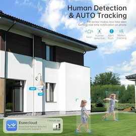 Light Bulb Security Camera Outdoor, 5G& 2.4GHz WiFi Security Cameras Wireless for Home Security, Motion Detection, Color Night Vision, Siren Alarm, Bulb Camera Compatible with Alexa(2 Pack)