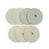 BGTEC 4" Wet Diamond Polishing Pads Set,7 Pieces #50- #3000