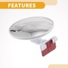 Partuto 1 Pc Large Universal Blind Spot Car Mirrors -