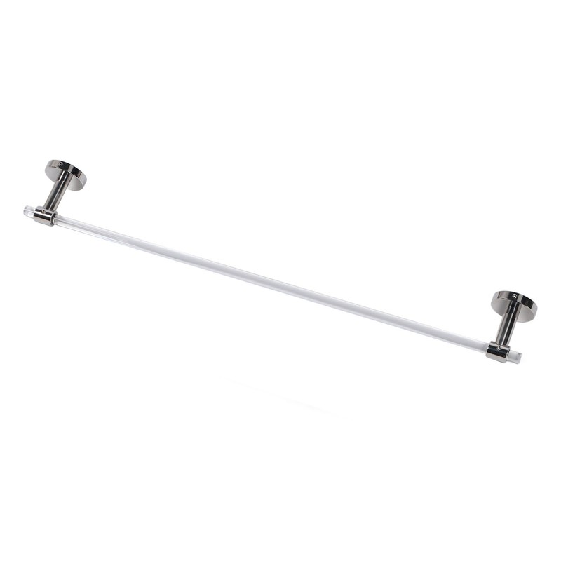Towel Holder Rod Minimalist Light Luxury Acrylic Wall Mounted Towel
