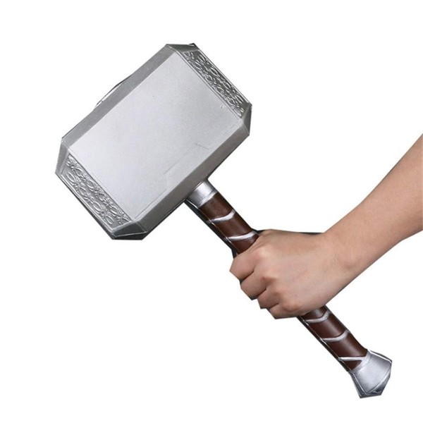 damdos Halloween Prop Cosplay Hammer 44cm Foam Thor's Hammer Thor Hammers Birthdays Gifts