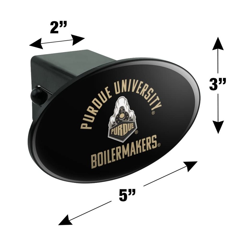 GRAPHICS & MORE Purdue Boilermakers Oval Tow Trailer Hitch Cover