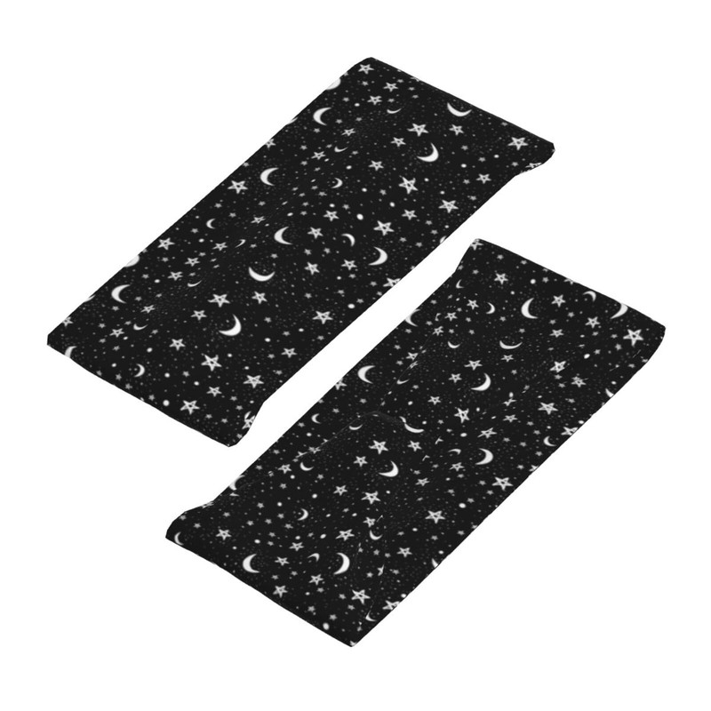 Night Sky Stars Moon Boho Style Sports Sweatband Head Bands
