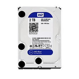 Western Digital 2TB WD Blue PC Internal Hard Drive - 5400 RPM Class, SATA 6 Gb/s, , 64 MB Cache, 3.5" - WD20EZRZ