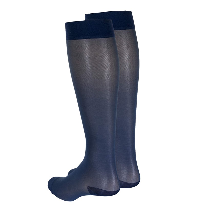 Truform Sheer Compression Stockings, 15-20 mmHg, Women's Knee High Length,