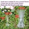 Kwlyon Unbreakable Flower Vase Small 7 inch Elegant Leaf Shape