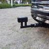 TOPTOW Trailer Hitch Extender Adapter, 2" Receiver, 4-1/4 inch Rise/Drop,