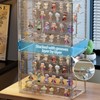 Blind Box Fully Transparent Display Shelf Acrylic Step-Style Stackable Desktop