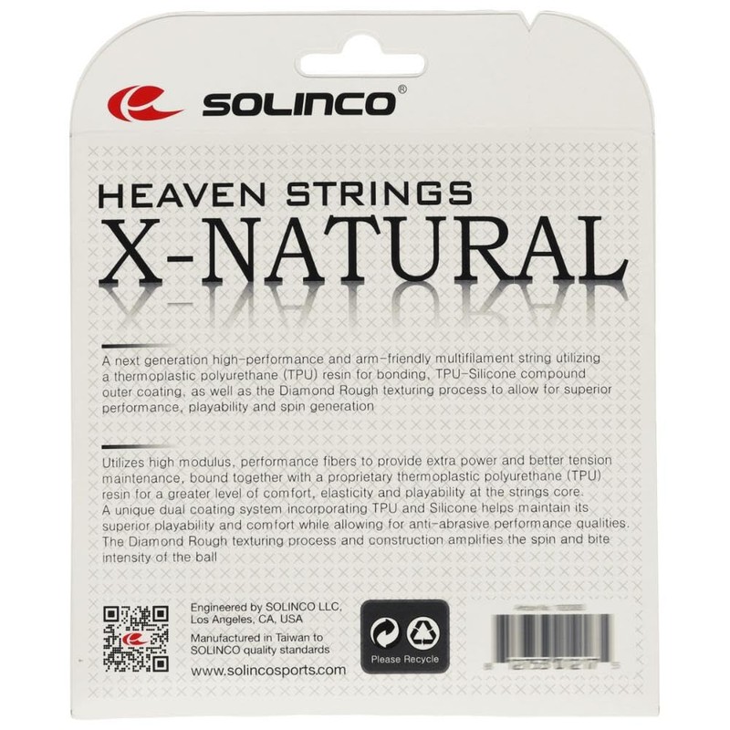 Solinco X-Off-Whiteal 12,2M Black String Set - 1,3 mm