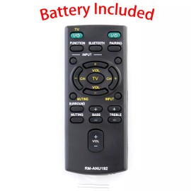 Unbranded Replace Remote for Sony HT-CT60BT SA-CT60BT SS-WCT60 HTCT60BT SACT60BT SSWCT60