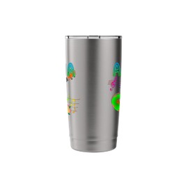 Island Music Tropical Ukuleles Aloha Hawaii Stainless Steel Insulated Tumbler