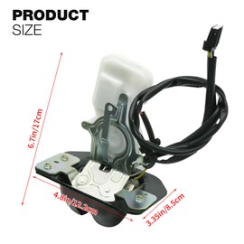 Hoypeyfiy 940130 Rear Trunk Latch, Liftgate Trunk Lid Lock Actuator with Cable Tailgate, Replacement for Ford Escape 2013 2014 2015 2016, Replaces CJ5Z7843150A 7T4Z7843150C 940-130