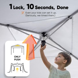 Quictent Privacy 8x8 Pop up Canopy Tent with Sidewalls and Roll-up Ventilated Windows, One Person Easy Setup, Outdoor Commercial Gazebo Shelter Enclosed Waterproof, Bonus 4 Sandbags