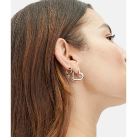 Tamaris Hoop Earrings, Stainless Steel, no gem