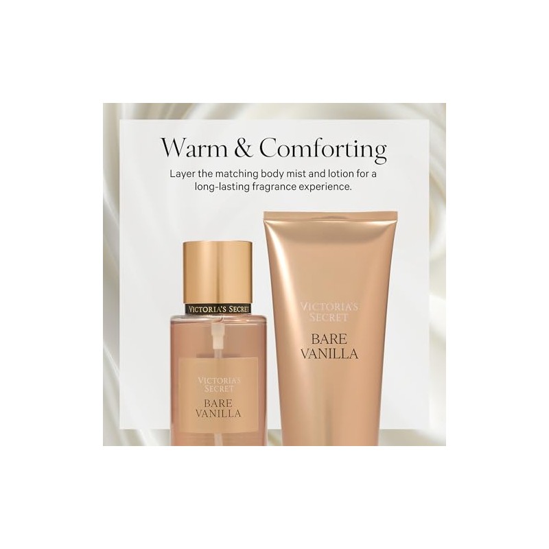 Victoria's Secret - Bare Vanilla para mujer, bruma aromática de