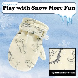 Sarfel Baby Winter Mittens for Toddler Girls Baby Gloves Toddler Mittens 18 Months Toddler Gloves Waterproof Baby Girl Mittens