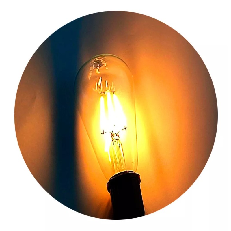 Megaluz 5 Focos Vintage 4w Ahorrador Luz Led Calida Edison