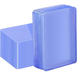 Trading Card Sleeves Hard Plastic Toploaders 3" x 4" Clear Sleeves for Collectible Trading Cards Game and Trading Card Sleeves Protectors (50Pack)