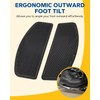 Front Footboard, Rubber Insert Rider Footboard Floorboard Foot Peg Footrest