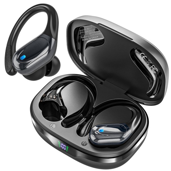 Catitru Wireless Earbuds Bluetooth Headphones 80H Playback Ear Buds Power