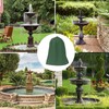 Garden Fountain Statue Protective Cover Silver Coated Oxford Cloth Waterproof