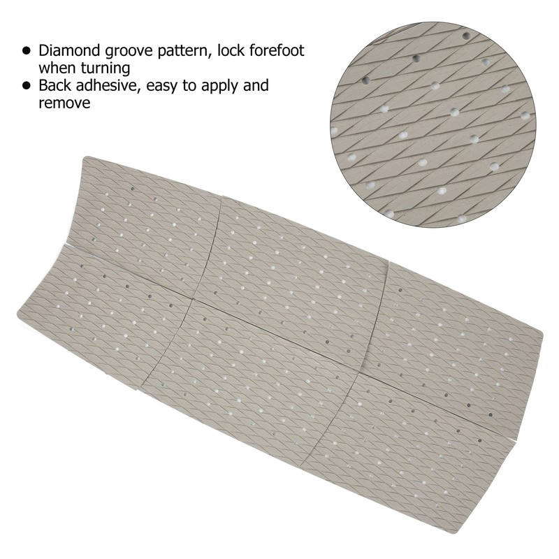 6Pcs Surfboard Pad Traction Pad Non Slip EVA Surf Accessories