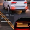 GEEGEETOP Full Lens LED Rear Reflector Bumper Fog Light Assembly
