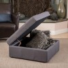 Christopher Knight Home Chatsworth Tufted Rolling Storage Ottoman by Christopher