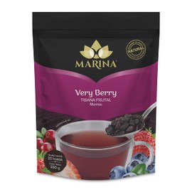 Tisana Very Berry de 250g, de Marina Tisanas | A base de fruta deshidratada | Para preparar bebidas calientes, frías o frappé