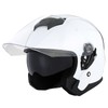 1Storm Motorcycle Open Face Helmet Scooter Classical Knight Bike Dual