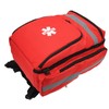Red Firefighter Bag Large Capacity First Responder Bag Durable Emergency