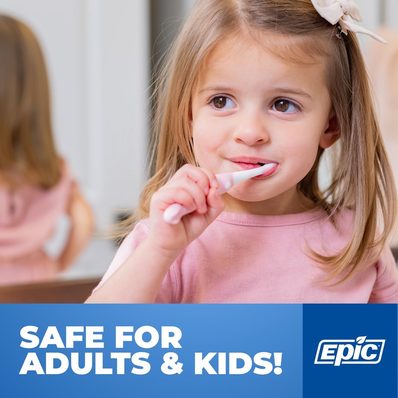 Epic Dental Xylitol Fluoride Toothpaste for Adults – Enamel-Strengthening, SLS-Free