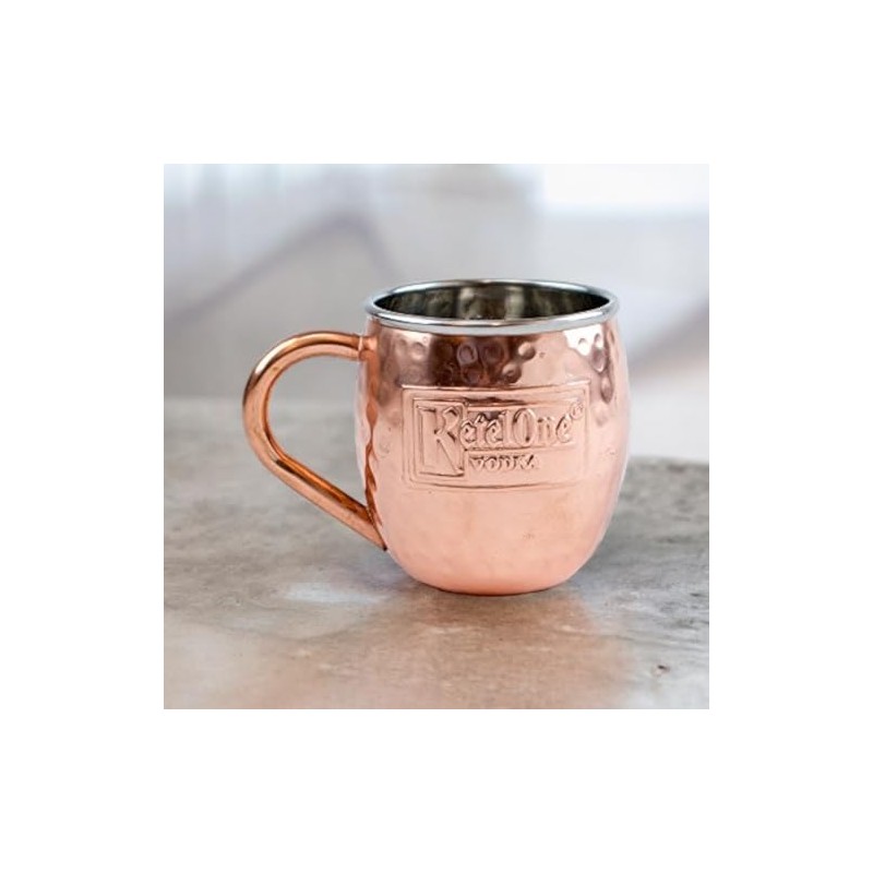 Ketel One Hammered Copper Mule Mug - Stainless Steel Lined