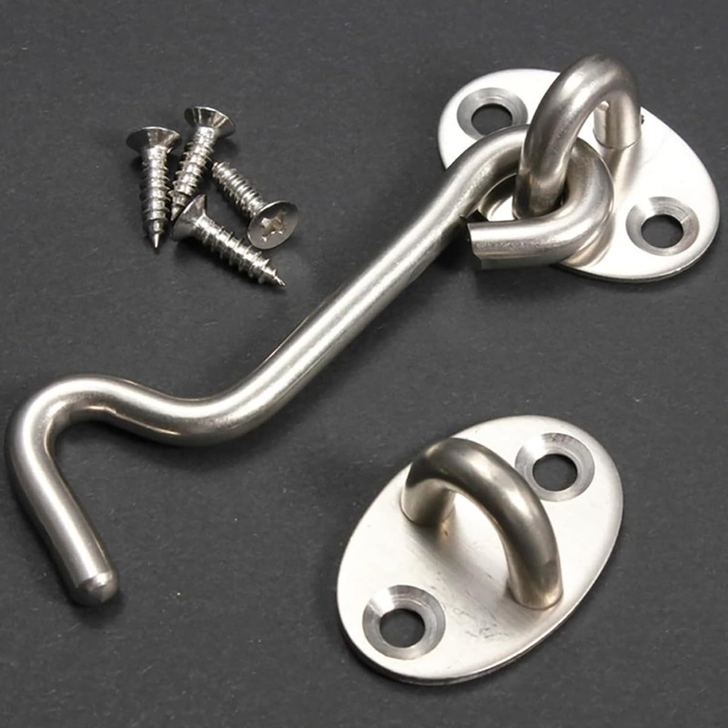 Storm Hooks, Stainless Steel, Pack of 2 Cabin Hooks, Storm