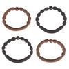 Goody Ouchless Forever Hair Elastics, 10 Ct, Brown & Black,