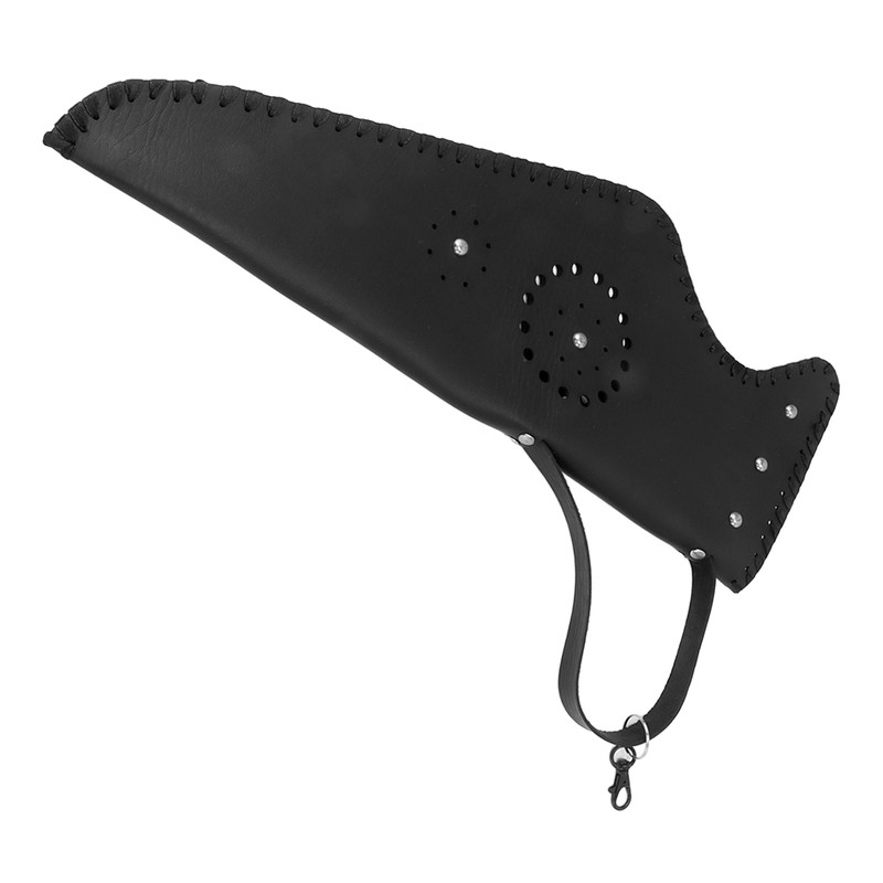 Archery Arrow Holder PU Leather Traditional Shoulder Back Quiver with
