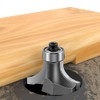 WSOOX 3/4-Inch Radius Round Over Router Bit 1/2-Inch Shank C3