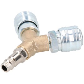 AB Tools Airline Y Piece 3 Way Euro Quick Release Fittings for Compressor Air Hose