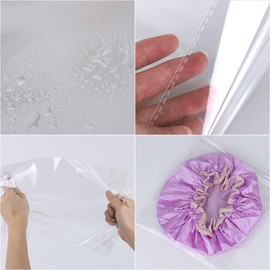 acDesign 15Pcs Clear Cellophane Gift Bags 9.8"x19.6" Plastic Bags for Treats，Large Clear Gift Bags for Bakery Dessert Gift