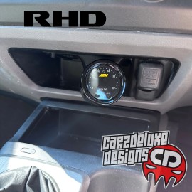 CARZDELUXE Single RHD gauge pod mount for 2006-2011 Civic 8th gen lower storage trim