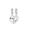 BIZK 925 Sterling Silver Charm Fits Bracelets and Necklaces Charms