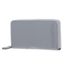 VALENTINO Soho Zip Around Wallet Perla, gray, Contemporary