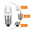 MECCANIXITY 3-3.8V/0.06A E10 Mini Light Bulbs, 10Pcs Miniature Screw Bulbs