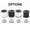 Shelver Elastic Cord, 3mm or 4mm, Black or White