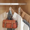 SIXHAOBU Pack of 12 Hooks for Clothes Hangers, Cascading Stacked