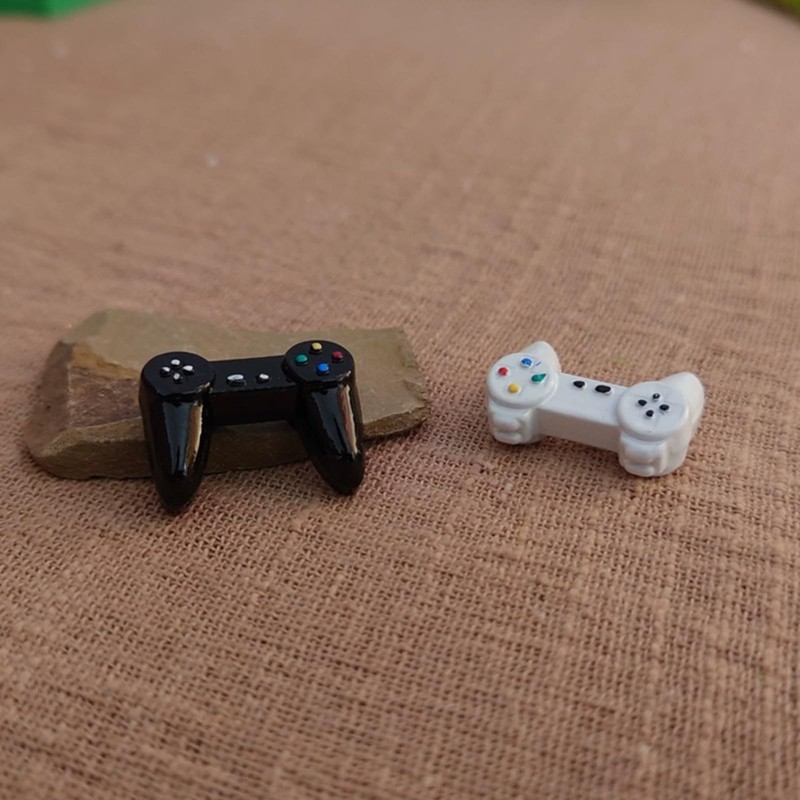 Miniature Handle Controller, Dollhouse Emulation Gamepad Model, Mini Game Electronic