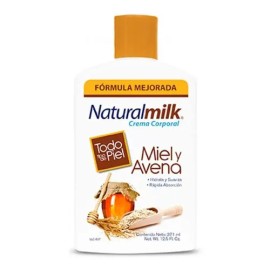 Crema Corporal Naturalmilk Miel Avena