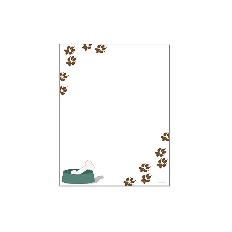 Dog Bone Letterhead Laser & Inkjet Printer Paper (25 Sheets)